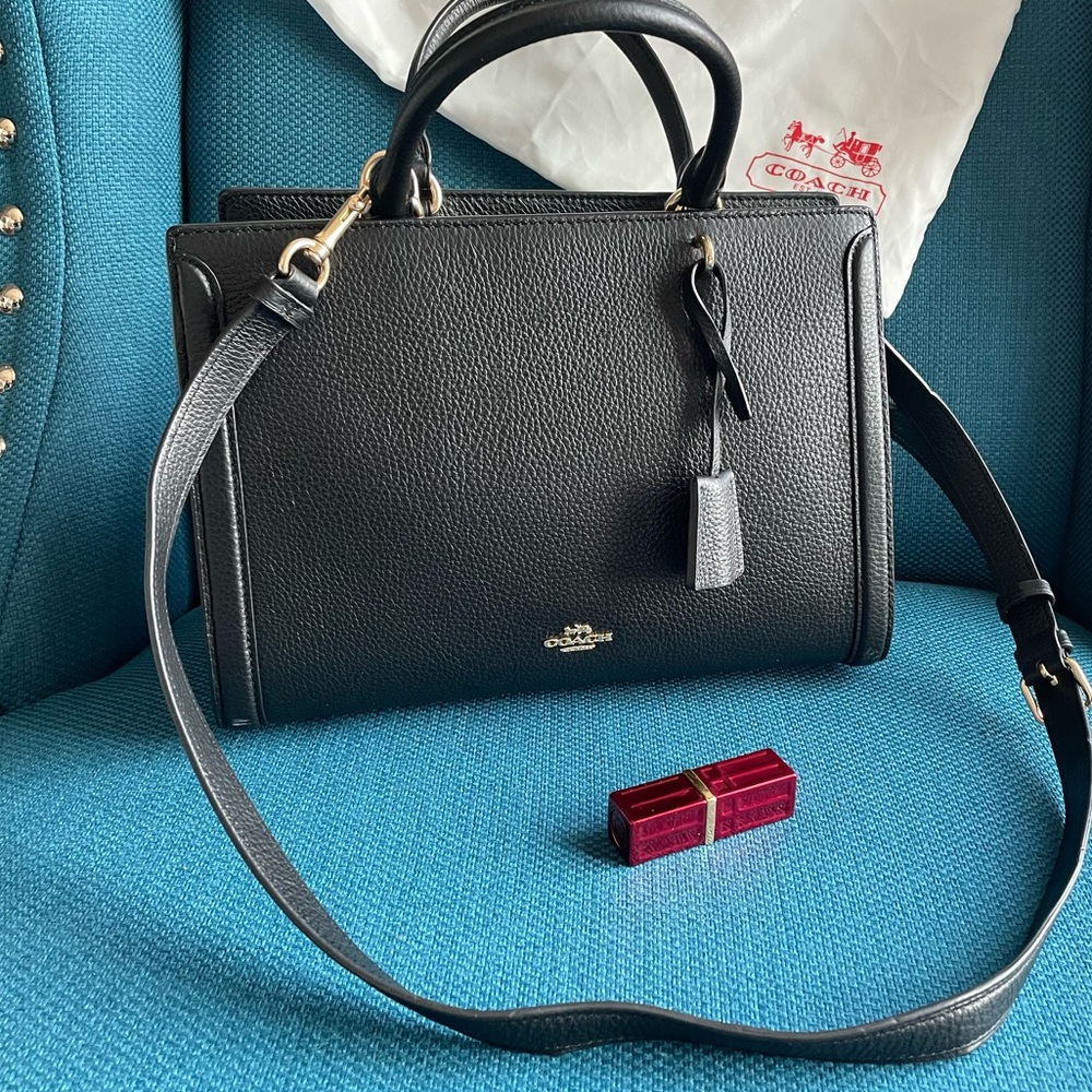 Coach Authentic Zoe Carryall Bag Black